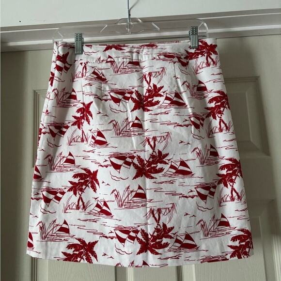 Talbots CANVAS A-LINE SKIRT - SAIL AWAY - Size 4 - Picture 5 of 7